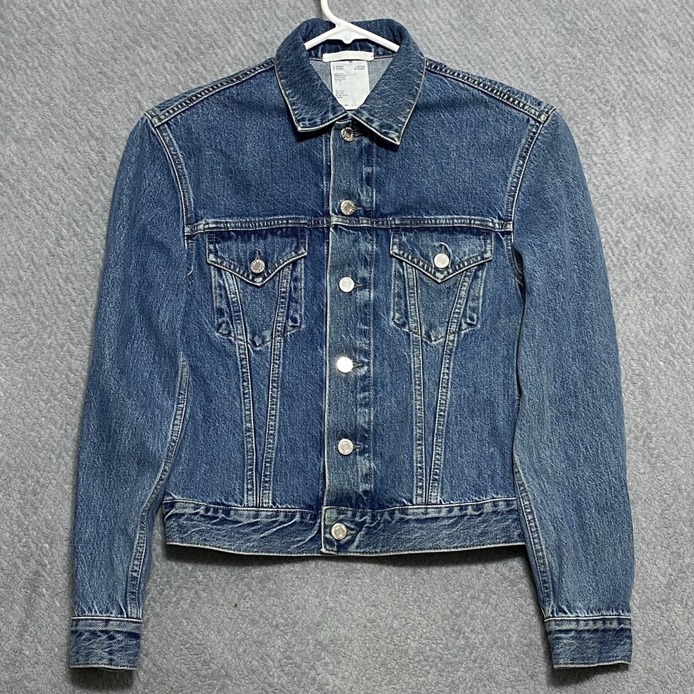 HELMUT LANG Unisex Sz Women-Med Men-XS 1999 Vintage Classic Denim Jacket